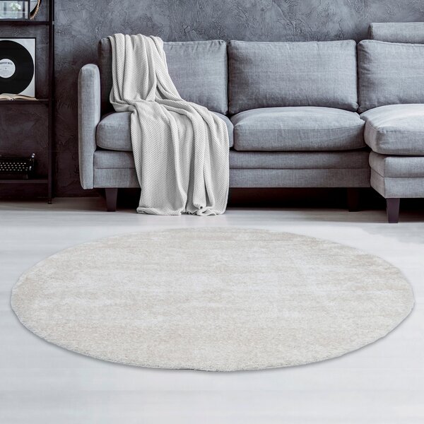 Covor rotund Malin crem 190 cm