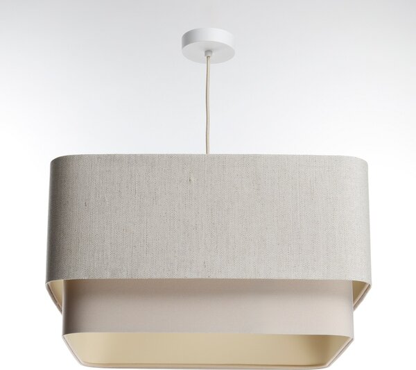 BPS Koncept Kwadro duo lampă suspendată 1x60 W cremos-bej KWD-002