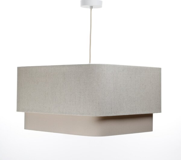 BPS Koncept Kwadro duo lampă suspendată 1x60 W cremos-bej KWD-002