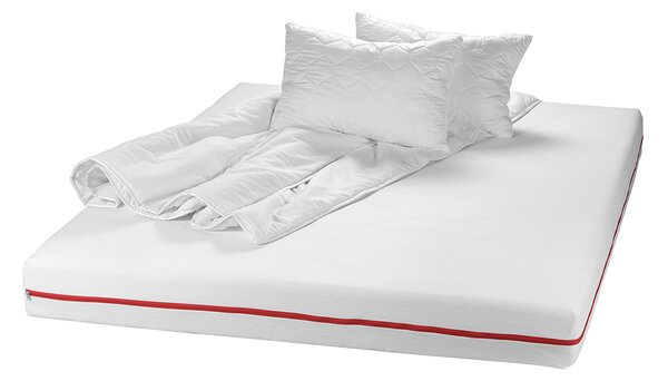 Saltea Ortopedica Bedora Ergo Relax Pachet 140x200 cm, memory foam, medie-tare, 17 cm, husa detasabila, lavabila, antialergica