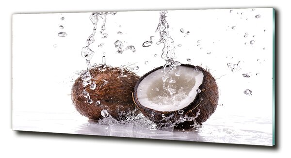 Tablou pe pe sticlă Și apă de nucă de cocos
