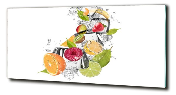 Tablou Printat Pe Sticlă gheață de fructe