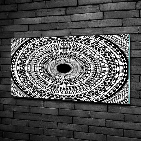 Tablou sticlă ornamente cerc