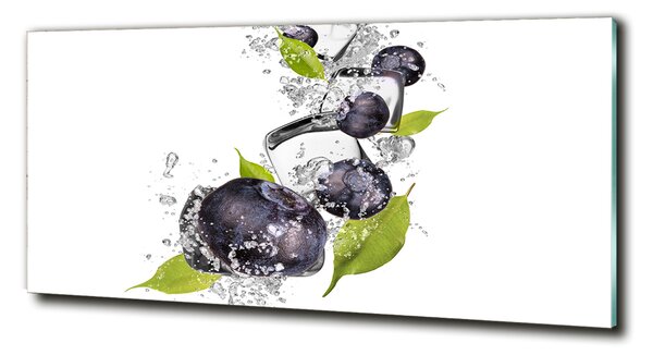 Fotografie imprimată pe sticlă Fructe de padure gheata