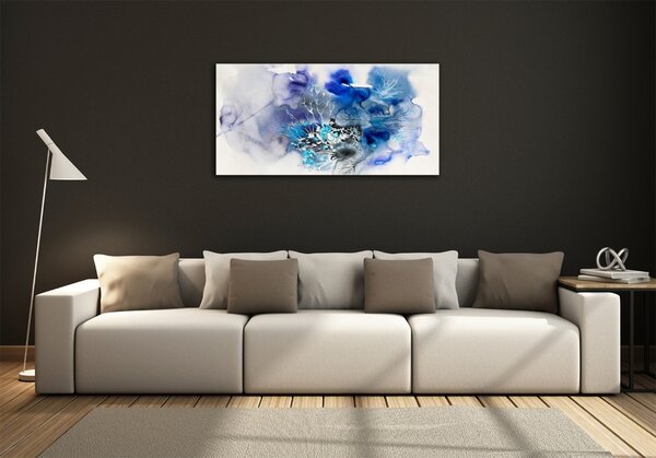 Fotografie imprimată pe sticlă flori abstracte