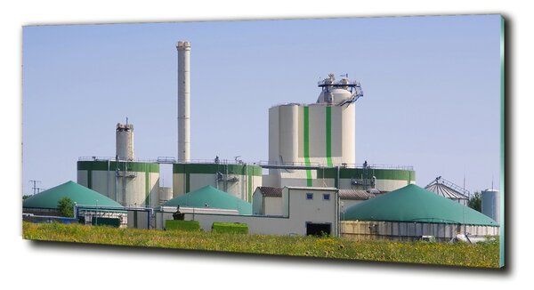 Tablou Printat Pe Sticlă Instalația de biogaz