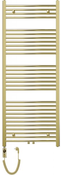 Mexen Ares, element electric de incalzire 1500x600 mm + tija de incalzire 600 W, auriu lucios, W102-1500-600-2600-50
