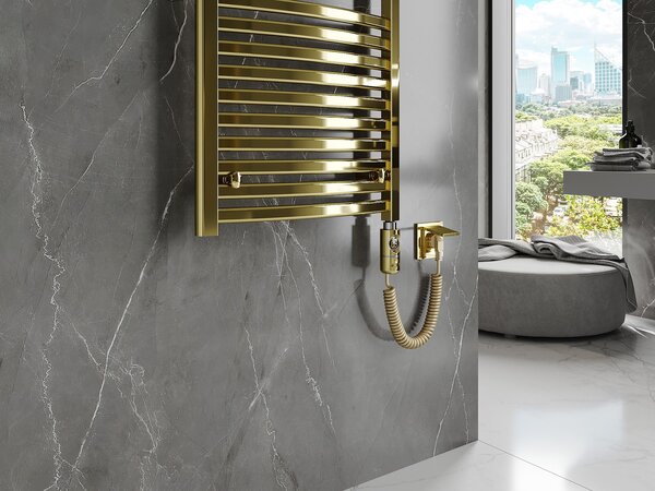 Mexen Helios, element electric de încălzire 1200 x 600 mm, 600 W, auriu lucios, W103-1200-600-2600-50