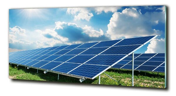 Tablou din Sticlă baterii solare