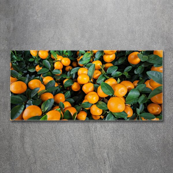 Tablou pe pe sticlă mandarine