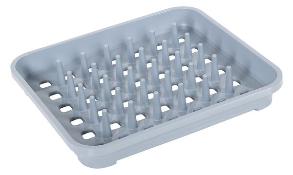 Scurgător de vase gri din plastic 38x33,5 cm Eco Range – Addis