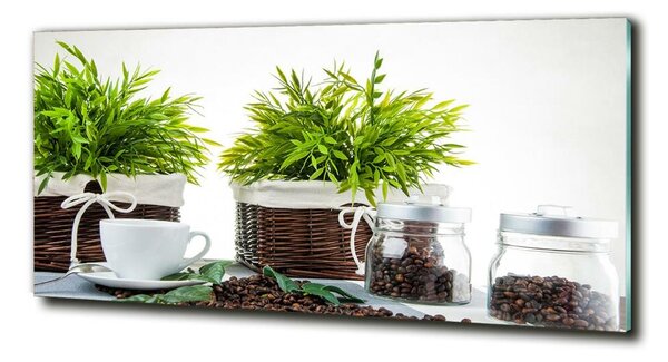 Tablou din Sticlă Temă cu cafea