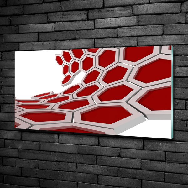 Tablou sticlă 3D Abstracție
