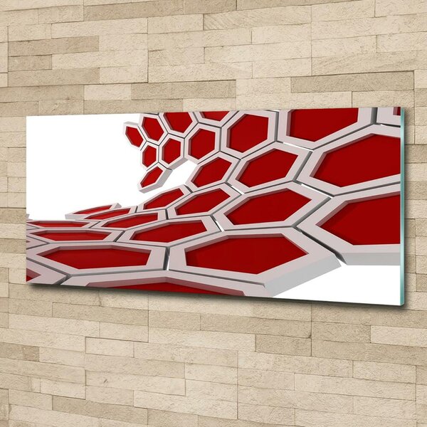 Tablou sticlă 3D Abstracție