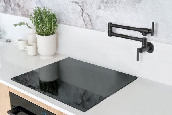 Berg Pot Filler baterie bucătărie perete negru 830135B