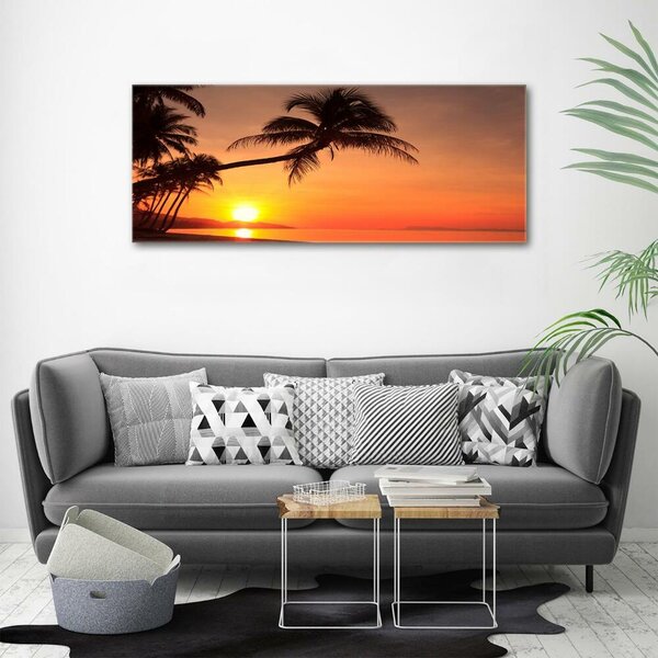 Fotografie imprimată pe sticlă Sunset Beach