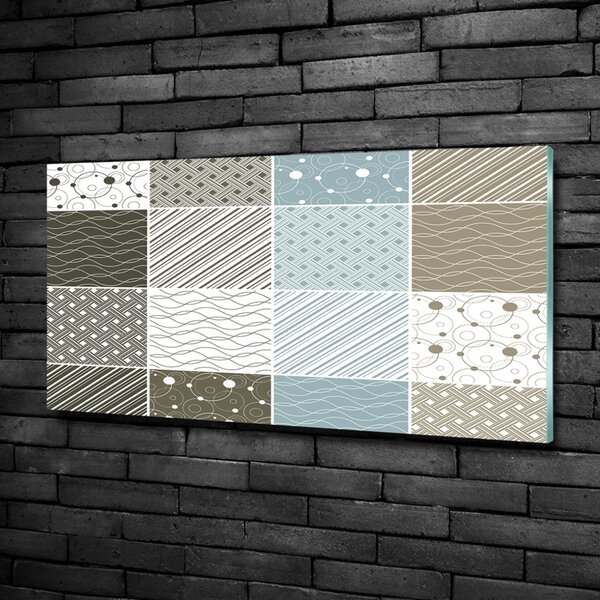 Tablou Printat Pe Sticlă modele geometrice