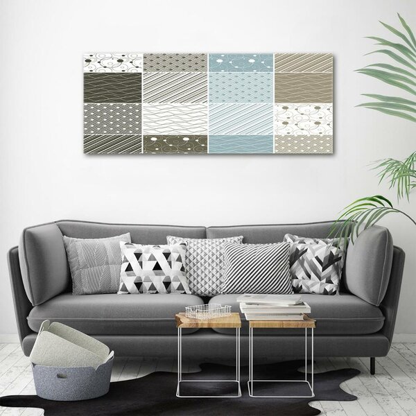 Tablou Printat Pe Sticlă modele geometrice