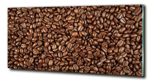 Tablou pe pe sticlă Boabe de cafea