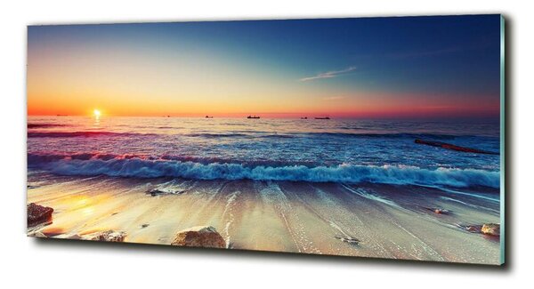 Tablou Printat Pe Sticlă Sunrise mare