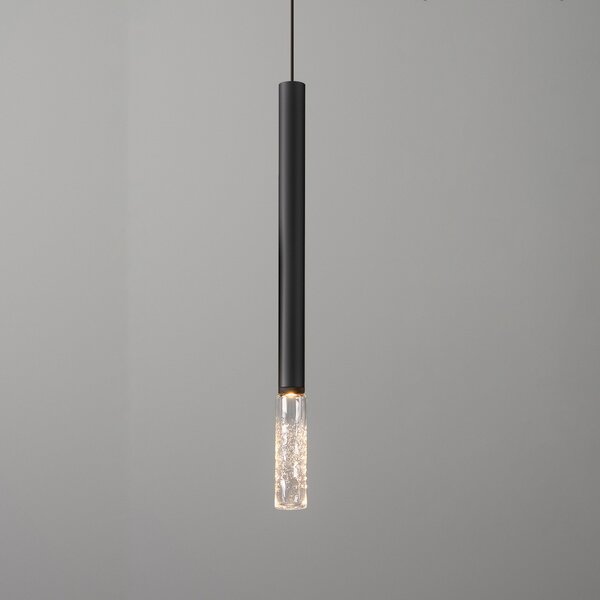 OLEV Beam Stick Glass on/off 2.700K 55,3cm negru, Negru, Camera de zi / sufragerie, Sticlă, Design