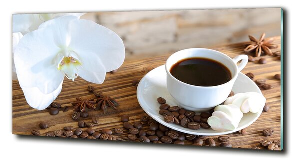 Fotografie imprimată pe sticlă ceașcă de cafea