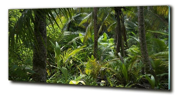 Tablou sticlă padure tropicala