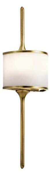 Aplică LED pentru baie MONA 2xG9/3,5W/230V IP44 alamă Kichler