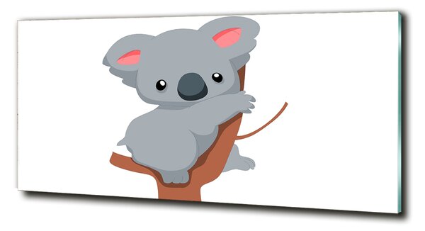 Tablou sticlă Koala într-un copac