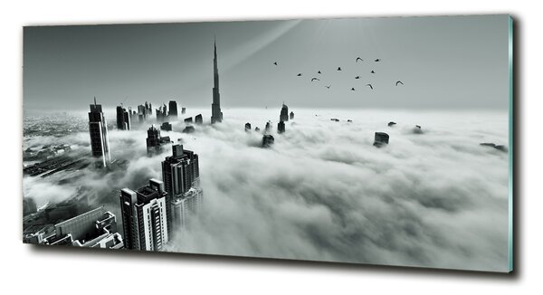 Tablou din Sticlă Ceață peste cosmopolitul Dubai