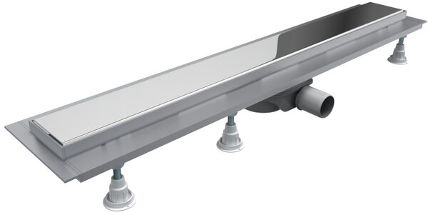 Schedpol Base-Low rigolă duș 80 cm oţel OLSL80/ST-LOW