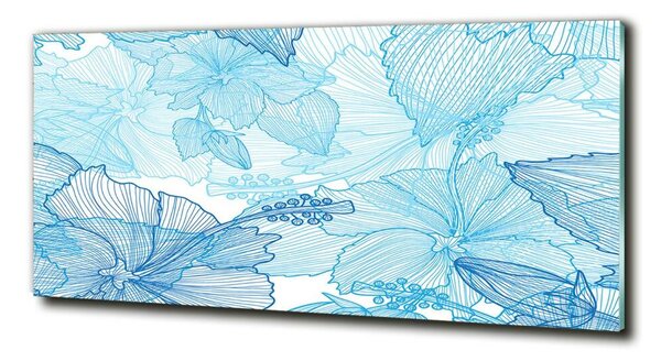 Tablou Printat Pe Sticlă flori Hawaii