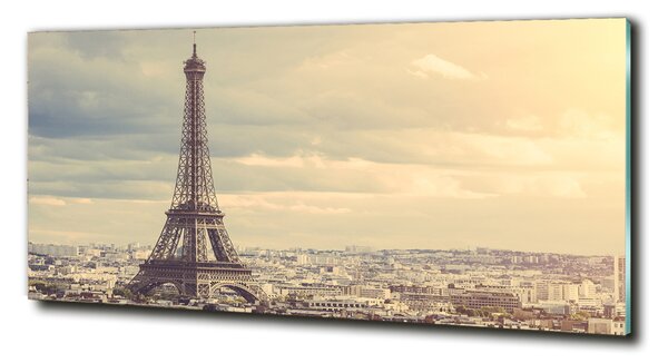 Tablou Printat Pe Sticlă Turnul Eiffel din Paris