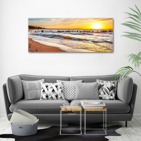 Tablou sticlă Sunset Beach