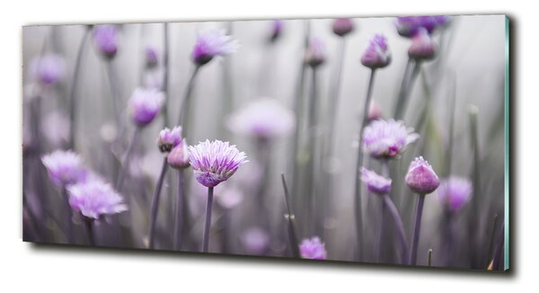 Fotografie imprimată pe sticlă flori arpagic