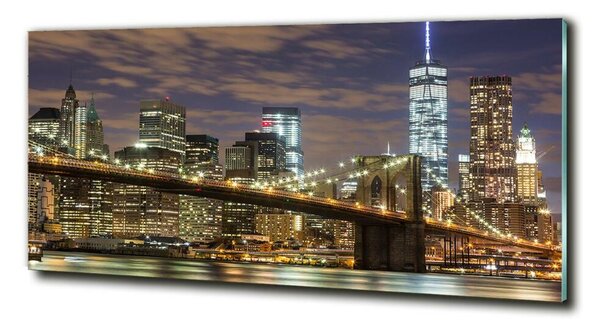 Tablou din Sticlă Podul Brooklyn