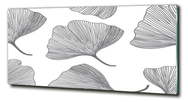 Tablou Printat Pe Sticlă Ginkgo