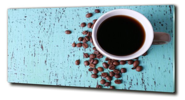 Tablou din Sticlă Cafea neagra
