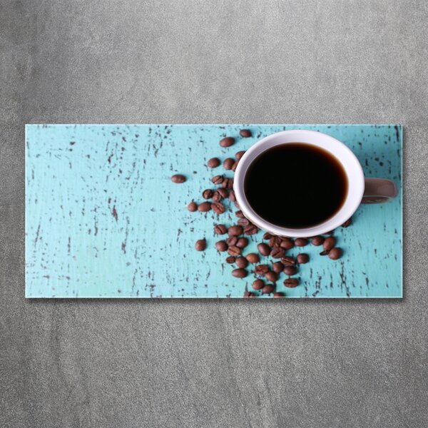 Tablou din Sticlă Cafea neagra