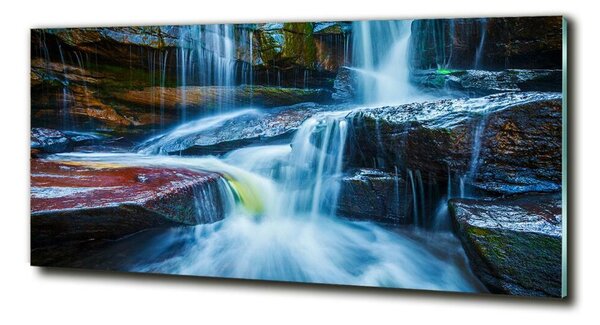 Fotografie imprimată pe sticlă cascada tropicale