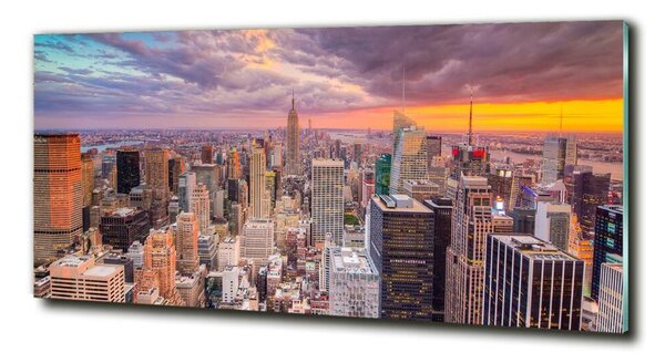 Tablou pe pe sticlă New York