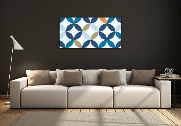 Tablou Printat Pe Sticlă fundal geometrică