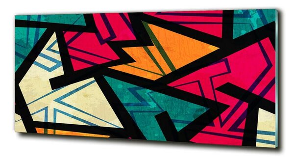 Tablou Printat Pe Sticlă fundal geometrică