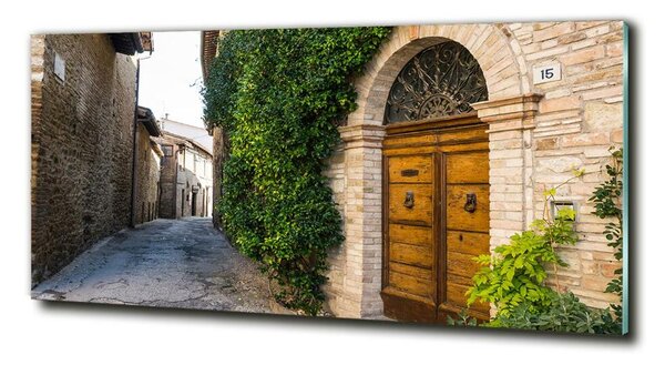 Fotografie imprimată pe sticlă stradă fermecătoare