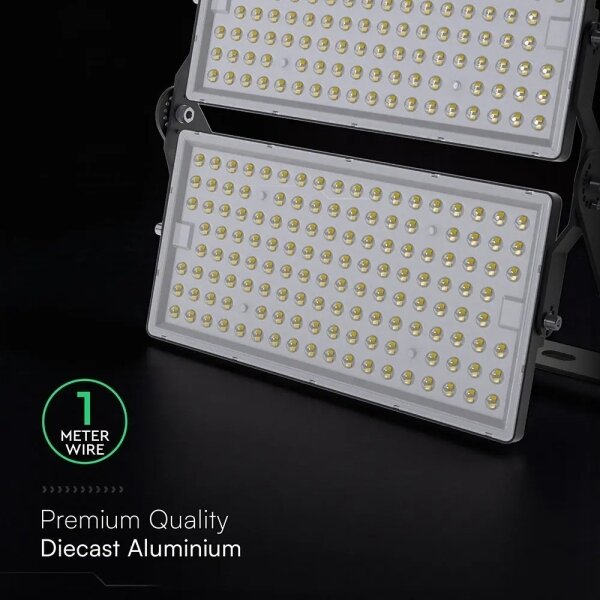 Proiector LED 500W, 230V, 4000K, IP65, gri
