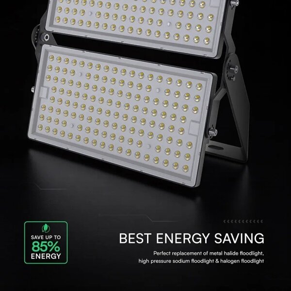 Proiector LED 500W, 230V, 4000K, IP65, gri