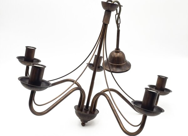 Candelabru pe lanț ANTON 5xE14/15W/230V bronz