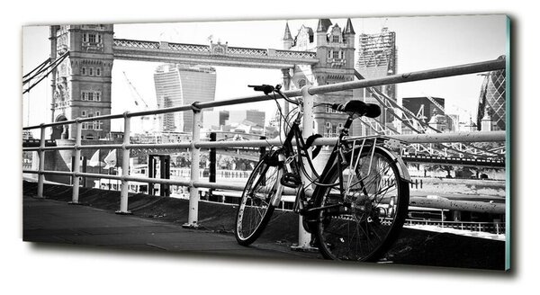 Tablou sticlă Biciclete de la Londra