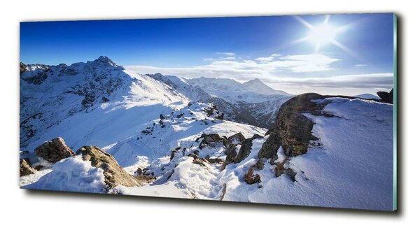 Tablou sticlă Summit-ul Tatra