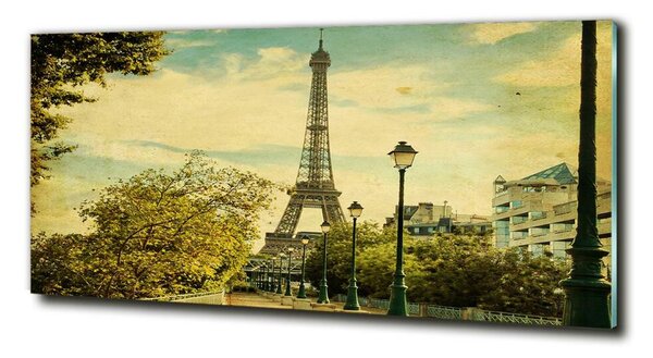 Tablou sticlă Turnul Eiffel din Paris